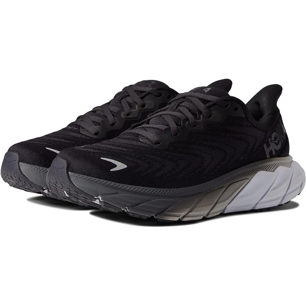 NEW‎ Hoka One One Arahi 6 Women's Running Athletic Shoes BWHT Black Gray